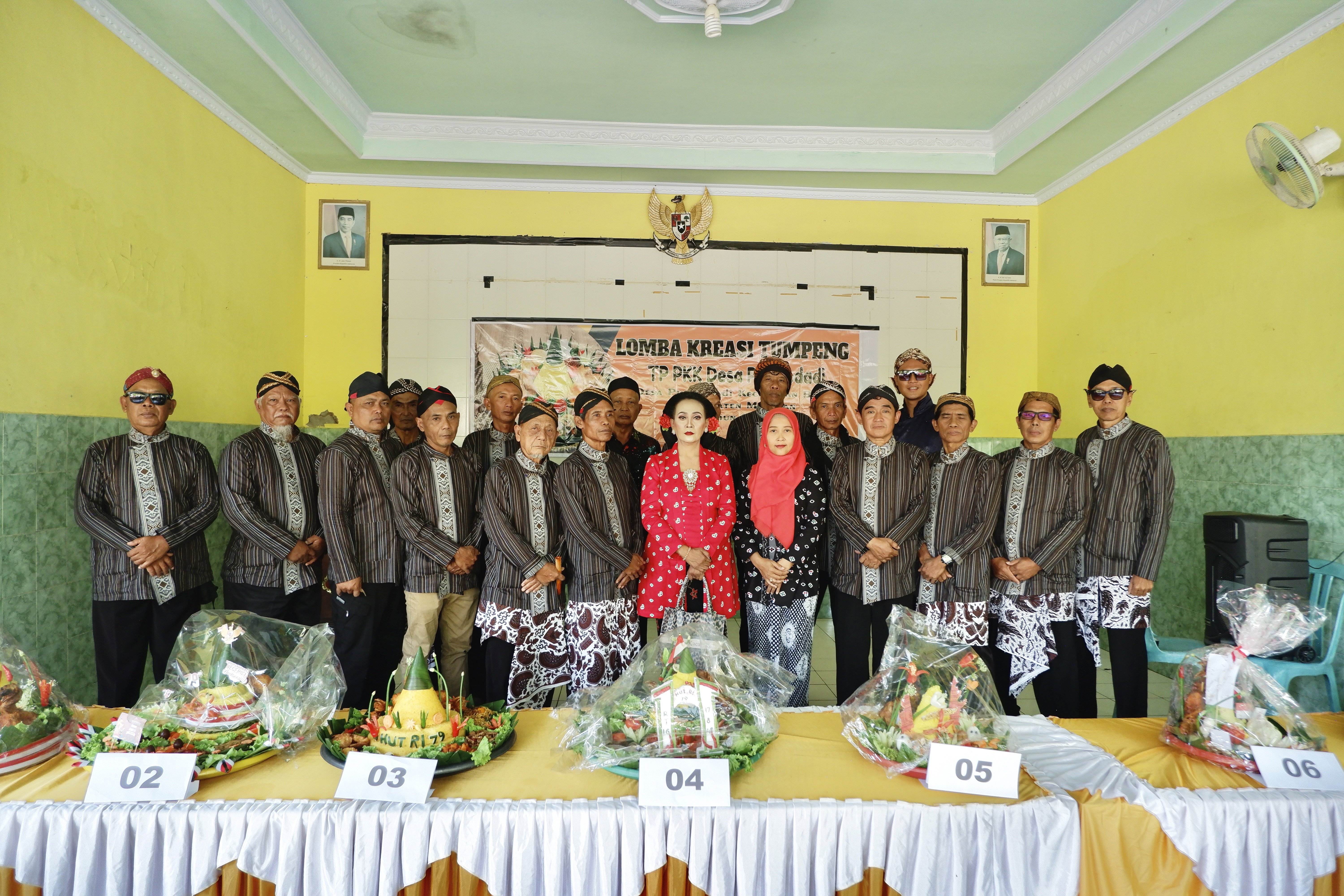 LOMBA KREASI TUMPENG DALAM RANGKAIAN ACARA GUMELARING KADIPATEN PURWODADI TAHUN 2024
