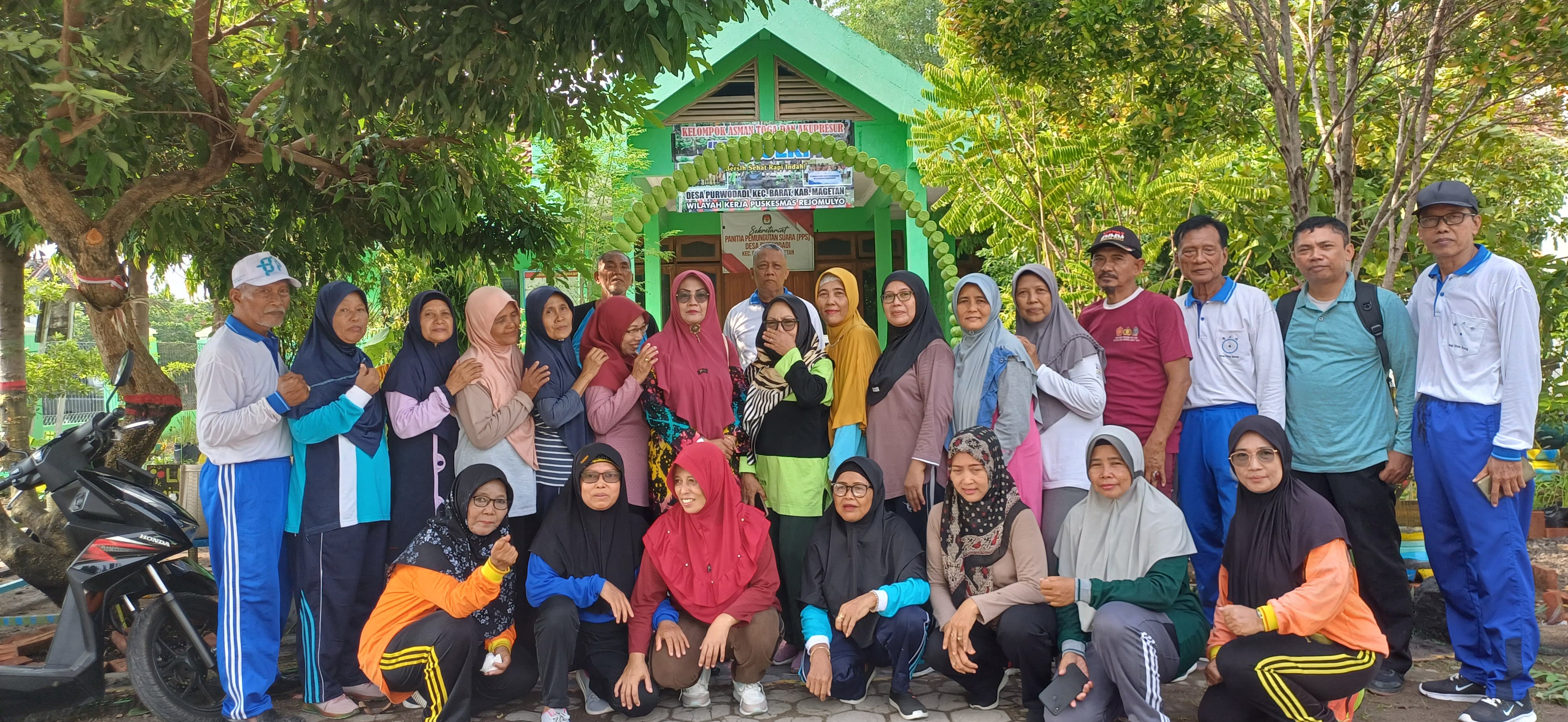 TIDAK HARUS MENUNGGU SAKIT UNTUK BERPOLA HIDUP SEHAT, SENAM RUTIN BERSAMA MASYARAKAT DESA PURWODADI