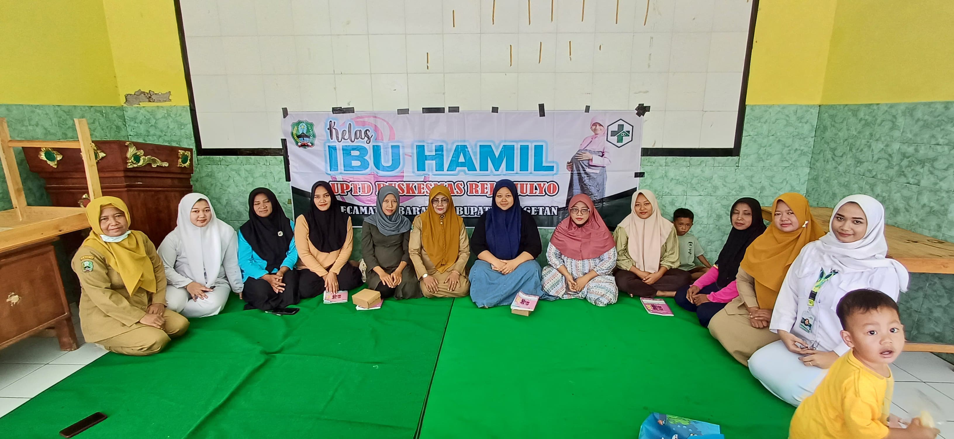 PELAKSANAAN KELAS IBU HAMIL OLEH PUSKESMAS REJOMULYO DI DESA PURWODADI