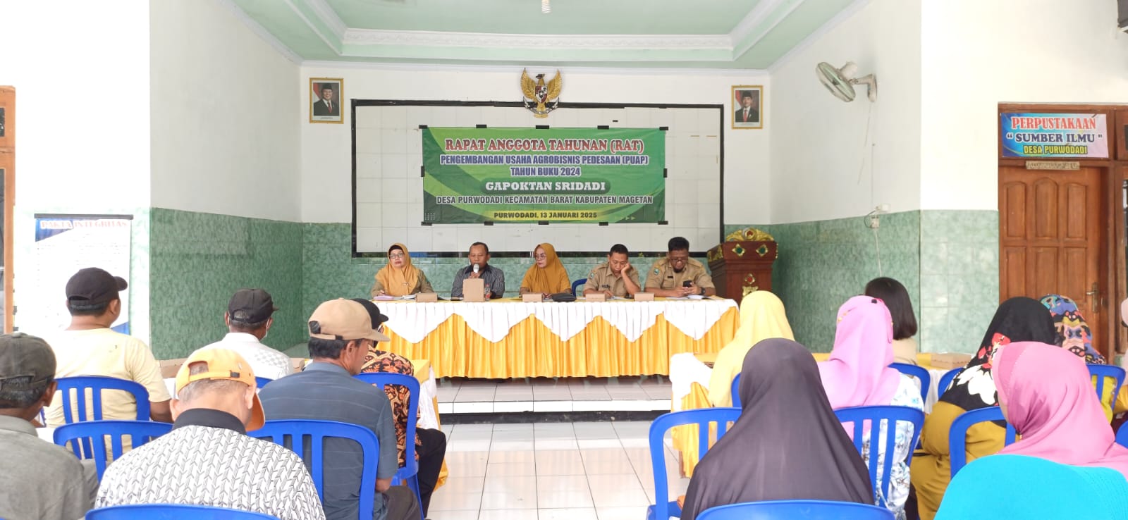 RAPAT ANGGOTA TAHUNAN GAPOKTAN SRIDADI DESA PURWODADI